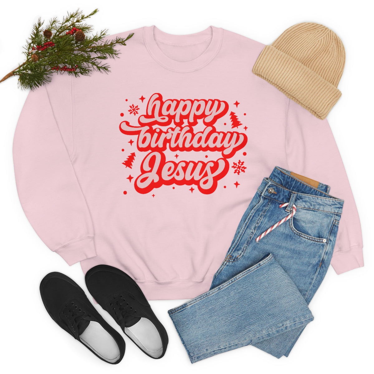 HBD Jesus Unisex Heavy Blend™ Crewneck Sweatshirt