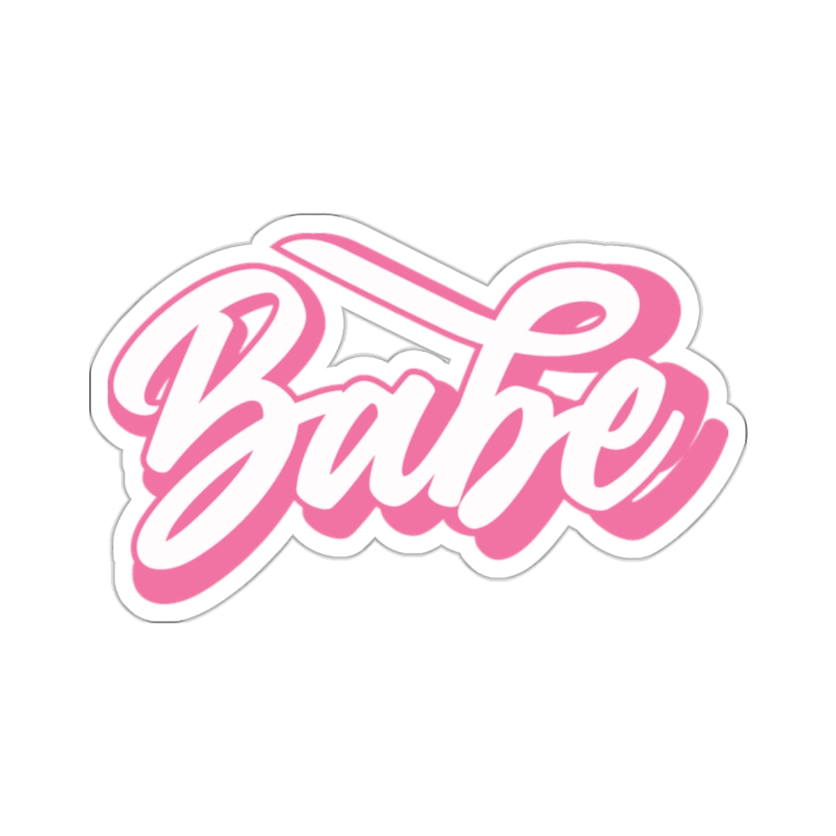 Babe Adhesive Kiss-cut sticker