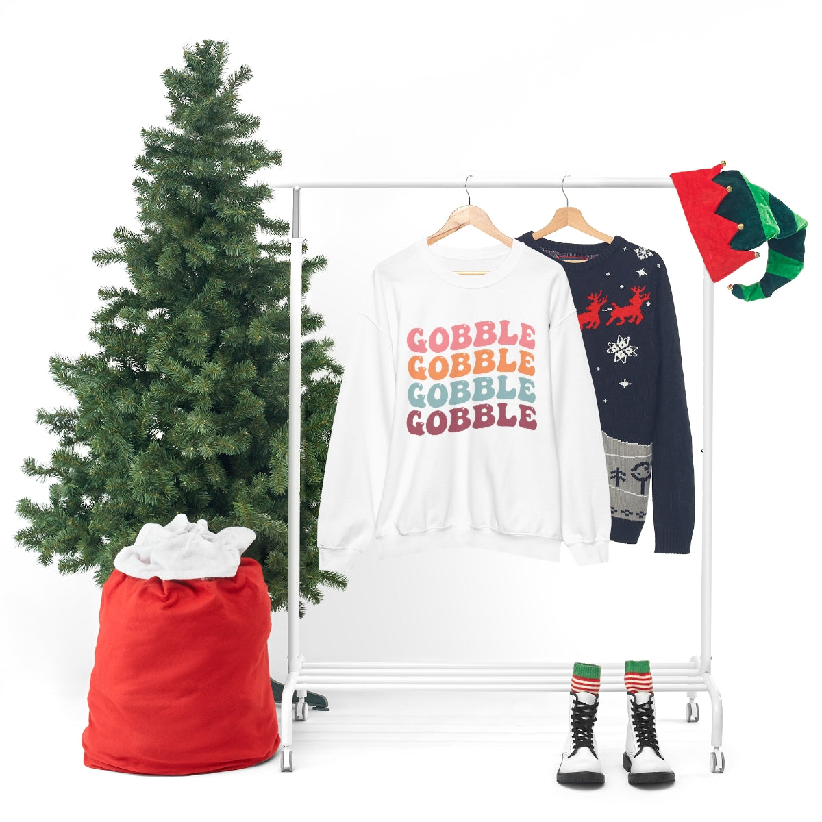 Gobble Gobble Gobble Unisex Crewneck Sweatshirt