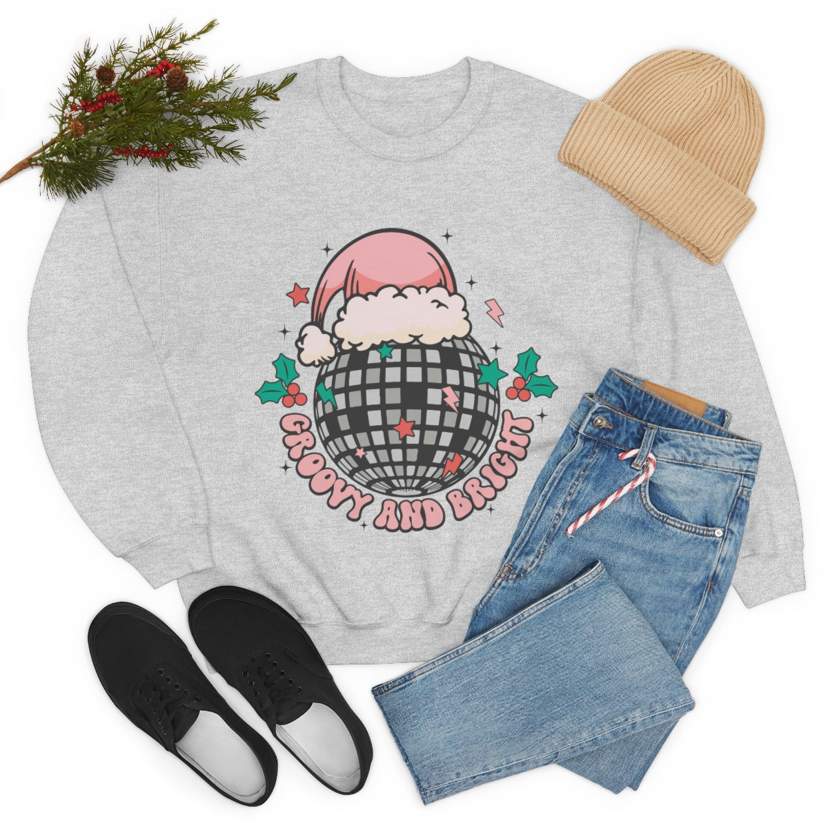 Groovy & Bright Holiday Sweatshirt