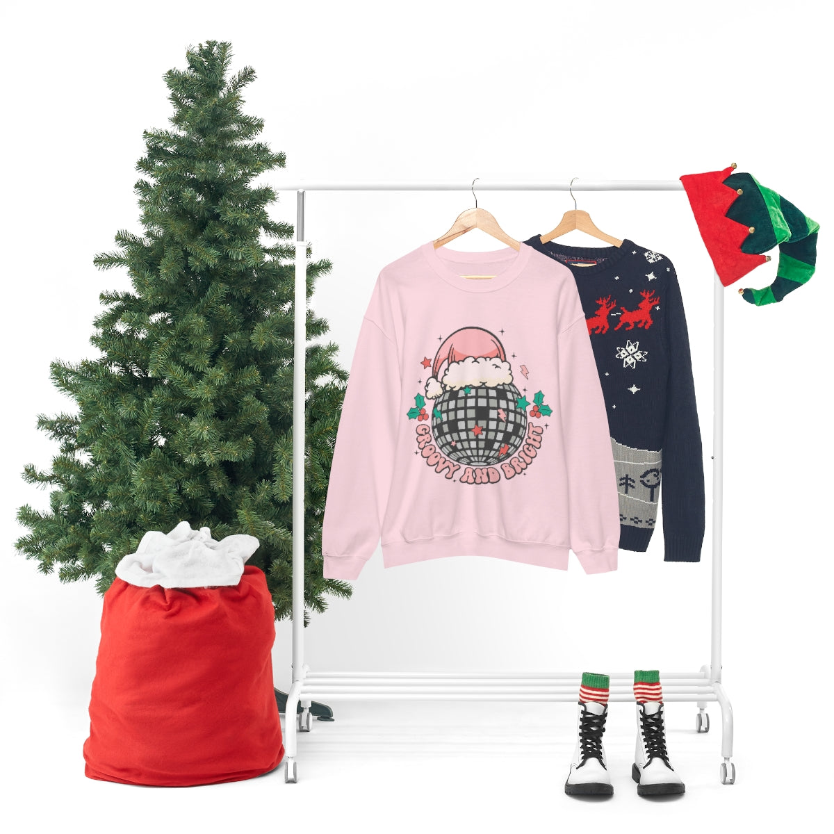 Groovy & Bright Holiday Sweatshirt