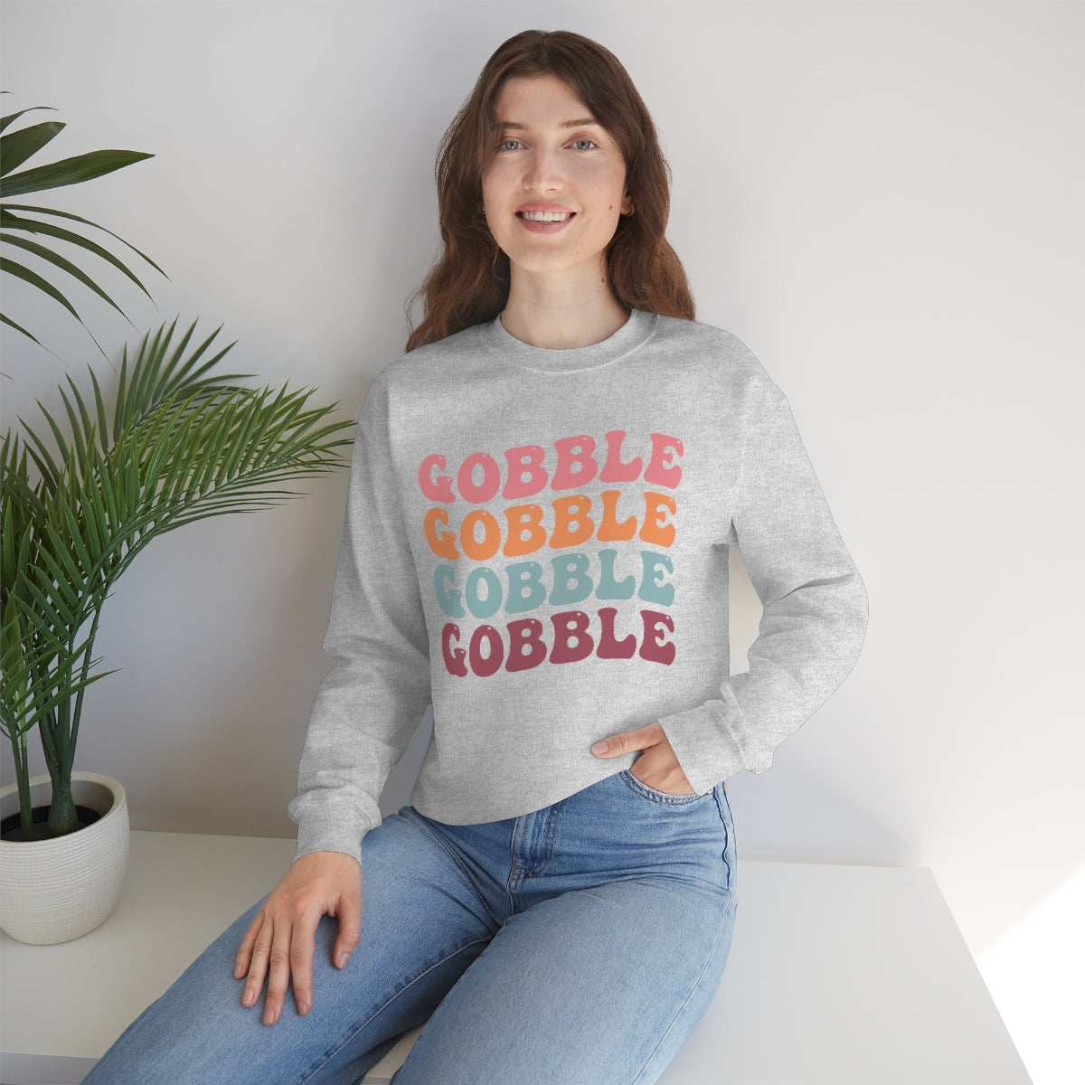 Gobble Gobble Gobble Unisex Crewneck Sweatshirt