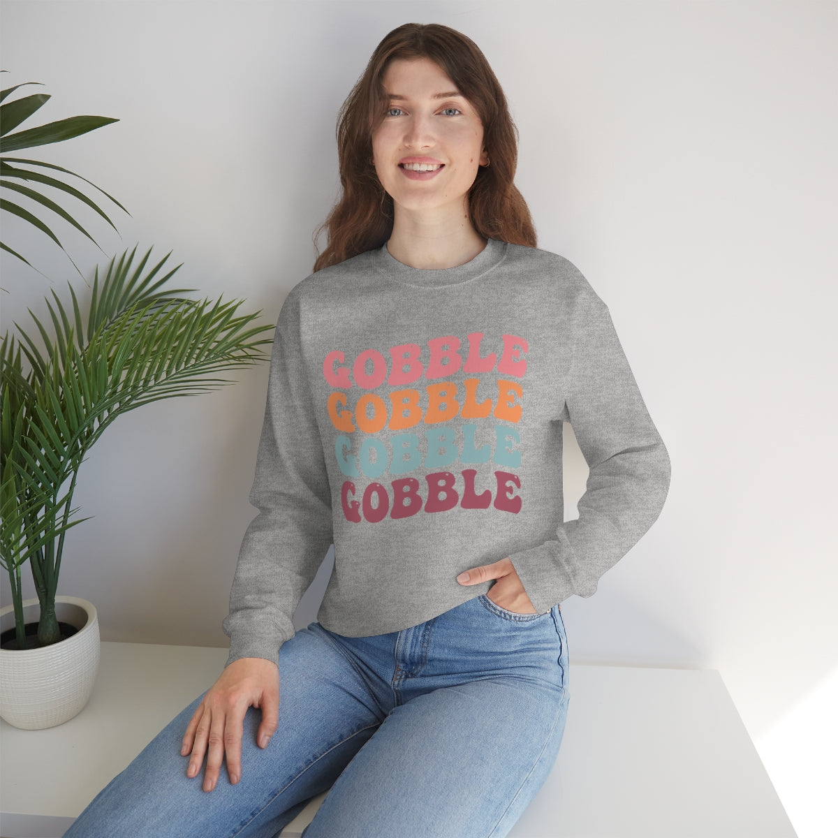 Gobble Gobble Gobble Unisex Crewneck Sweatshirt