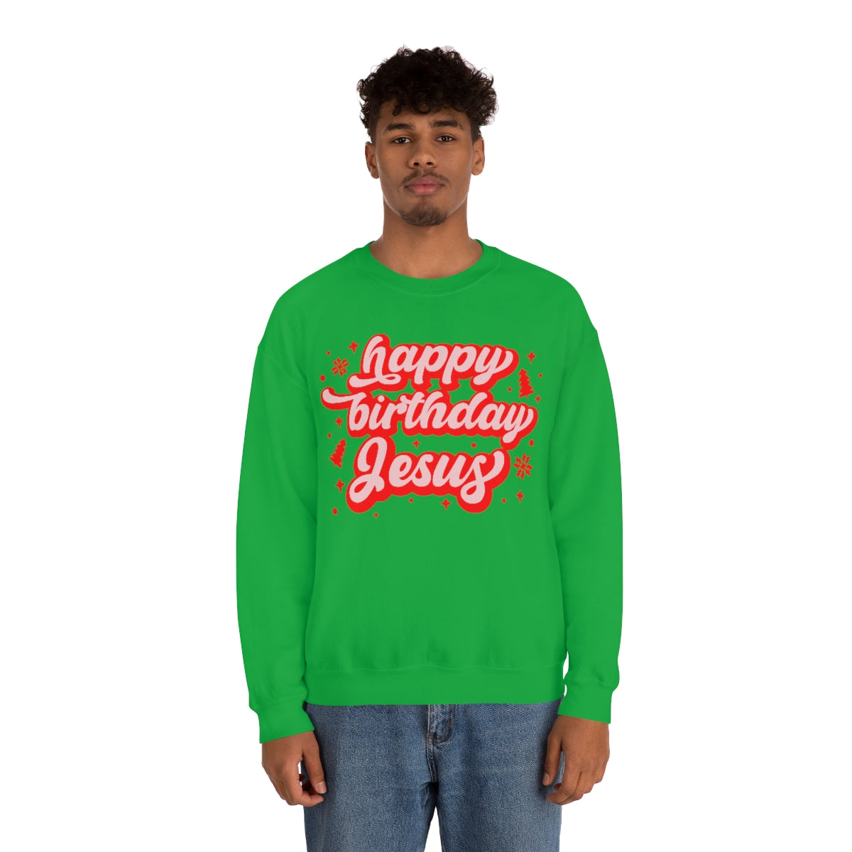 HBD Jesus Unisex Heavy Blend™ Crewneck Sweatshirt