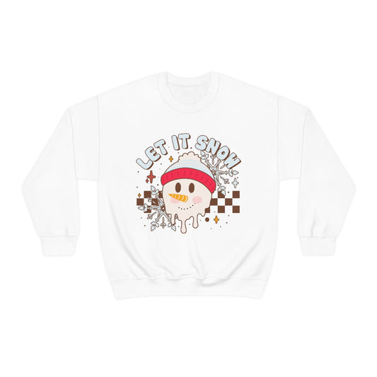 Snowman Let it Snow Unisex Crewneck Sweatshirt