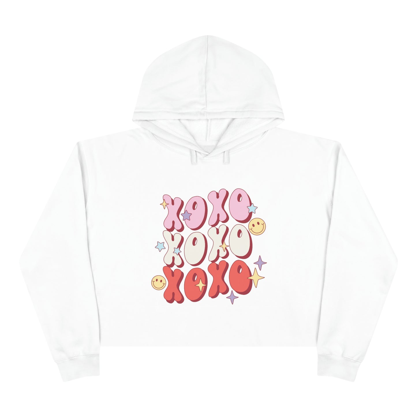 XOXO Crop Hoodie