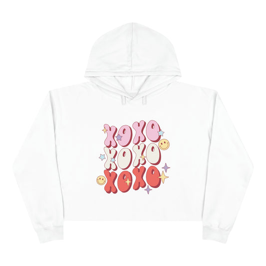 XOXO Crop Hoodie