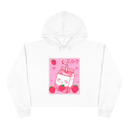 Strawberry Milk Crop Hoodie