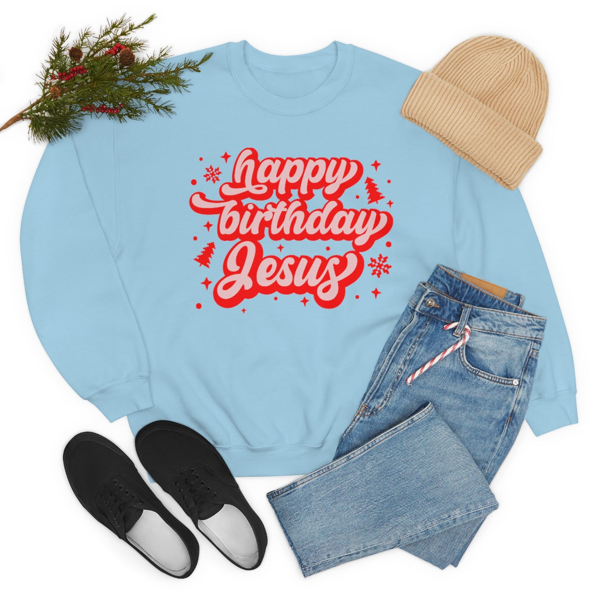 HBD Jesus Unisex Heavy Blend™ Crewneck Sweatshirt