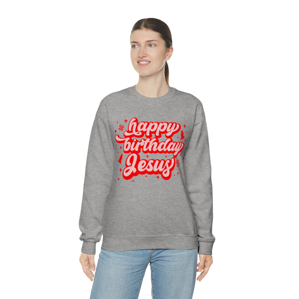 HBD Jesus Unisex Heavy Blend™ Crewneck Sweatshirt