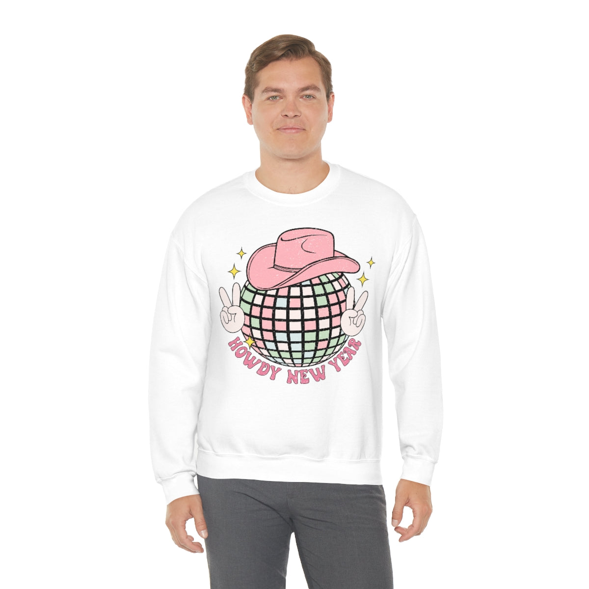 Howdy New Year Unisex Heavy Blend™ Crewneck Sweatshirt