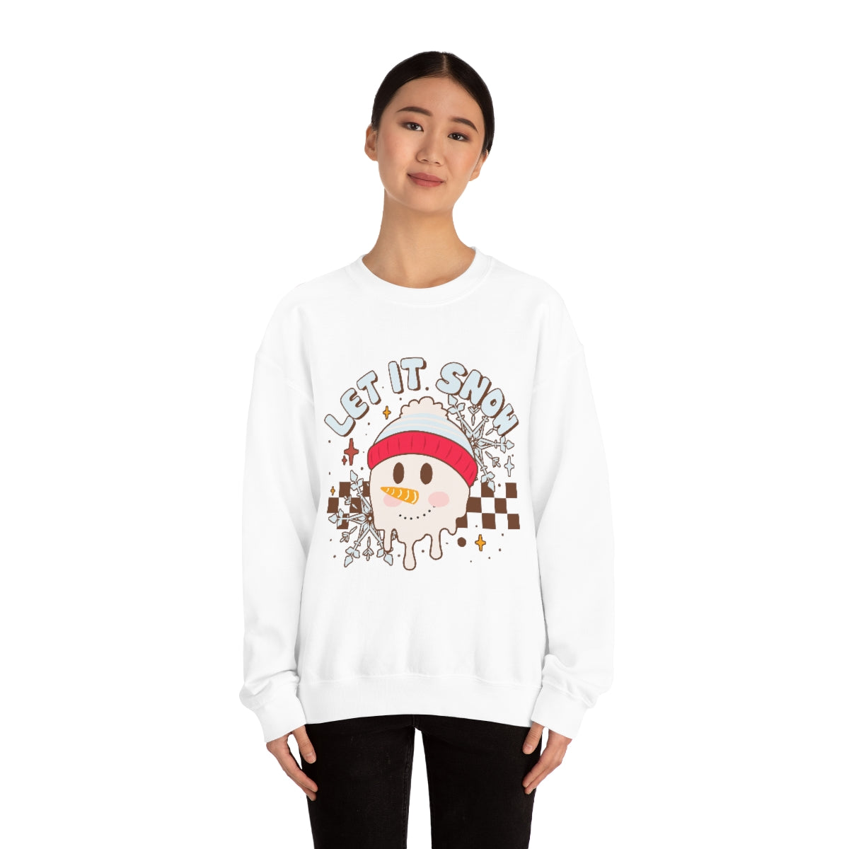 Snowman Let it Snow Unisex Crewneck Sweatshirt