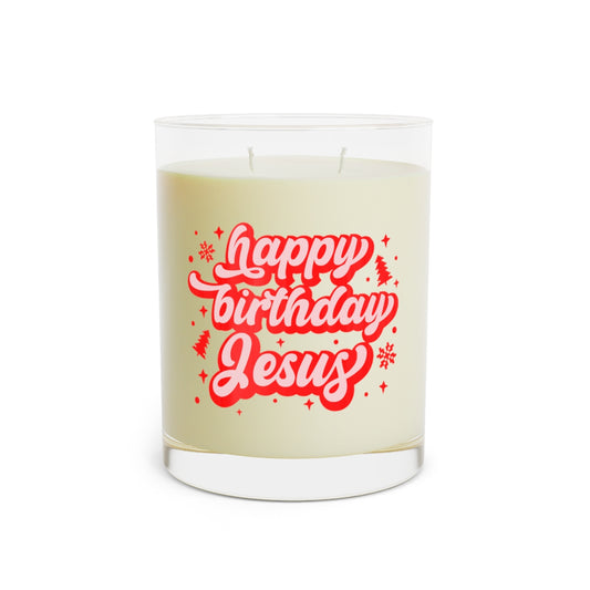 HBD Jesus Scented Candle - Full Glass, 11oz