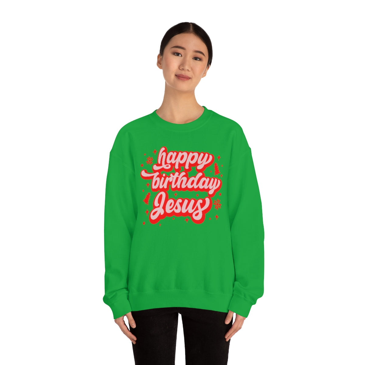 HBD Jesus Unisex Heavy Blend™ Crewneck Sweatshirt