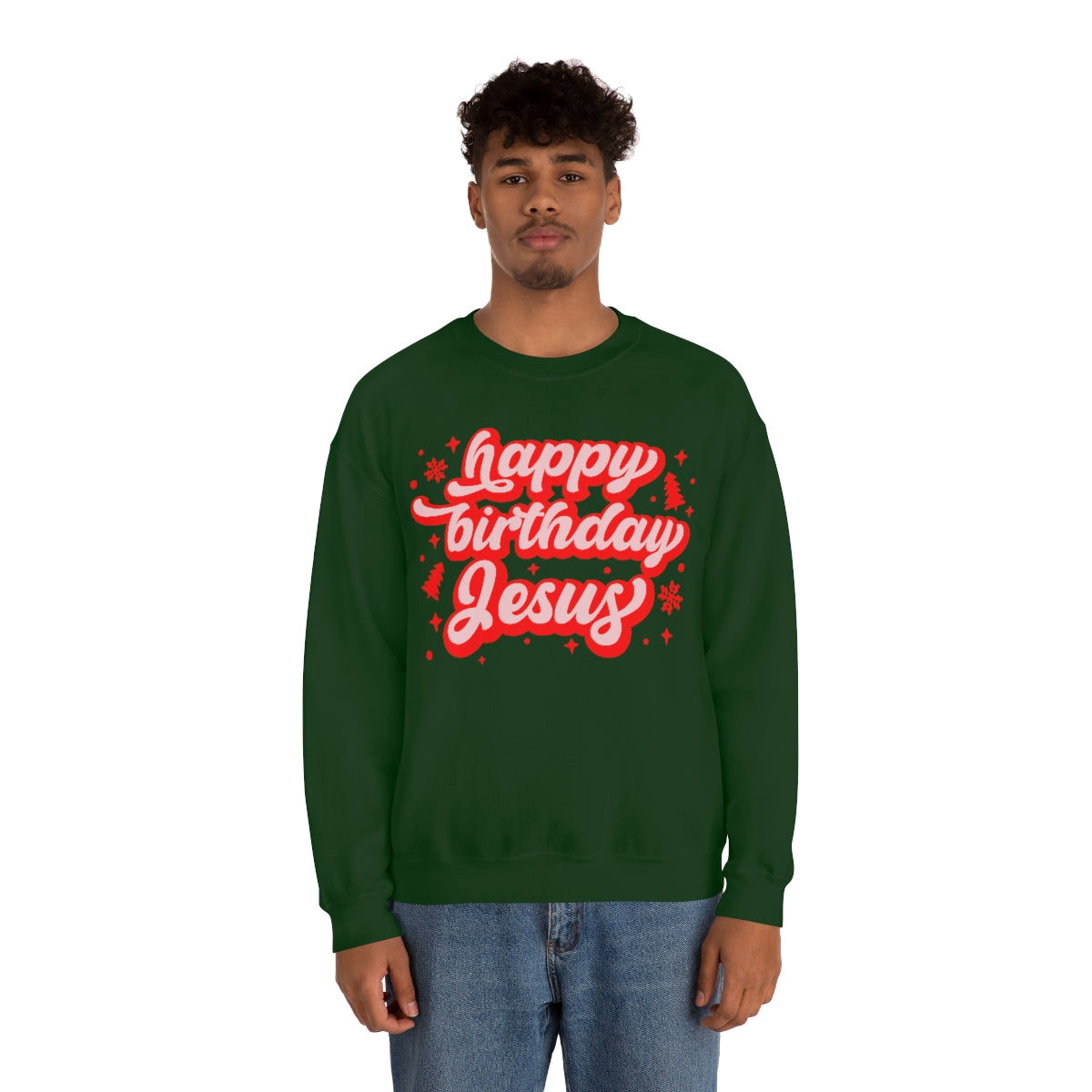 HBD Jesus Unisex Heavy Blend™ Crewneck Sweatshirt