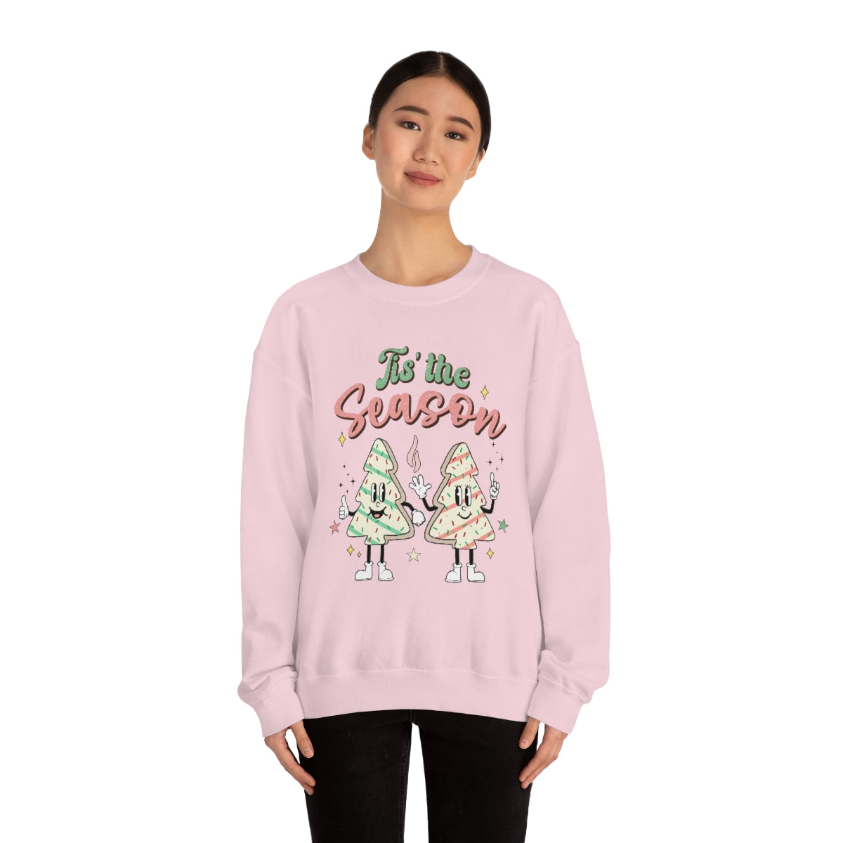 Tis' The Season Cookie Trees Unisex Crewneck Sweatshirt