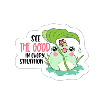 Frog Best Friend Advice Sticker