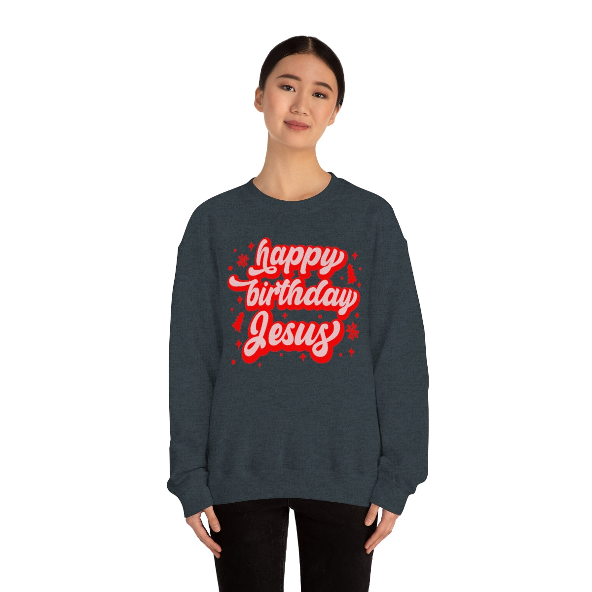 HBD Jesus Unisex Heavy Blend™ Crewneck Sweatshirt