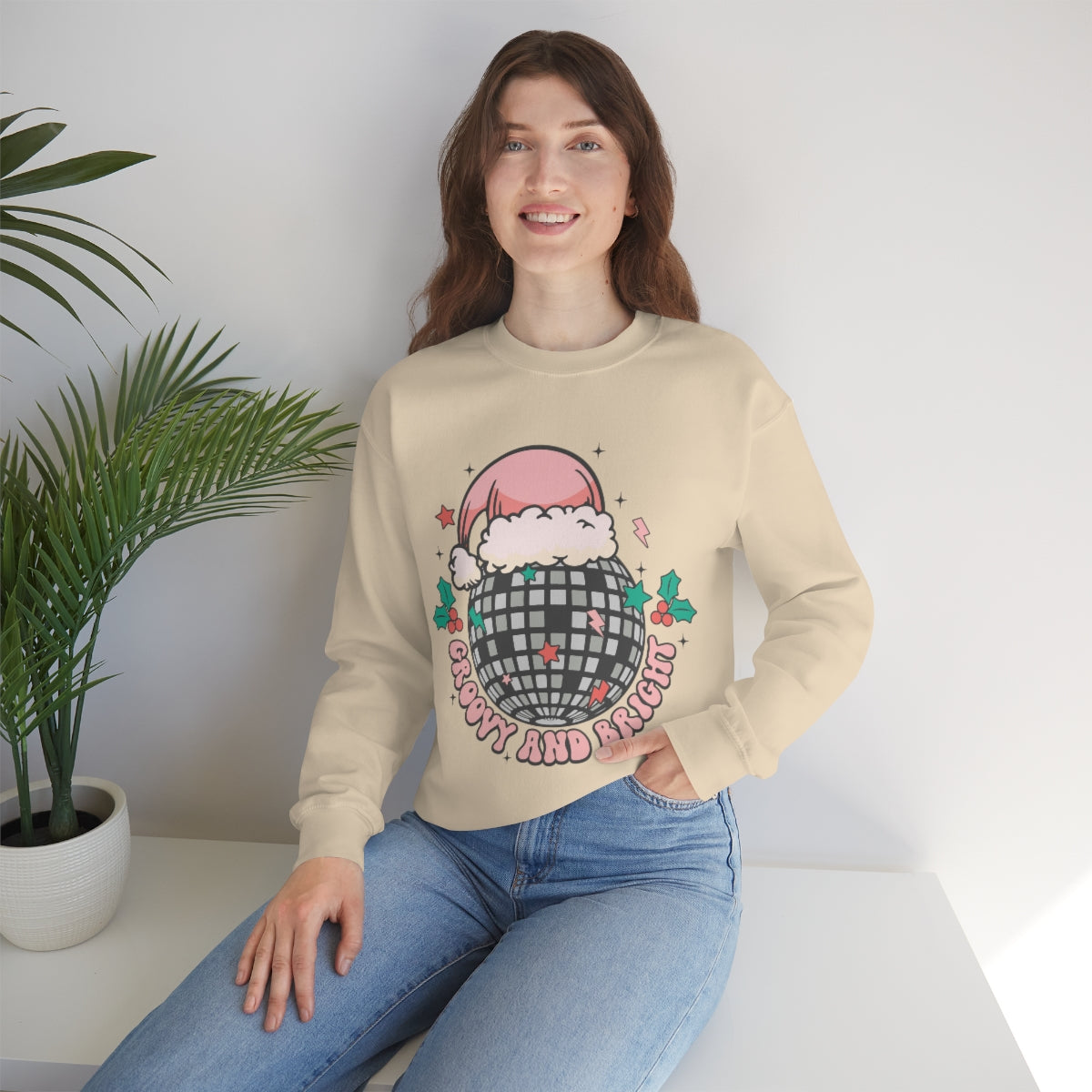 Groovy & Bright Holiday Sweatshirt