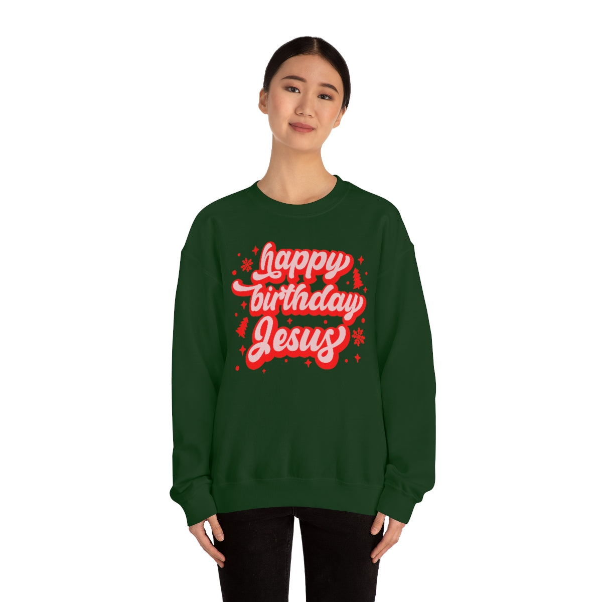 HBD Jesus Unisex Heavy Blend™ Crewneck Sweatshirt