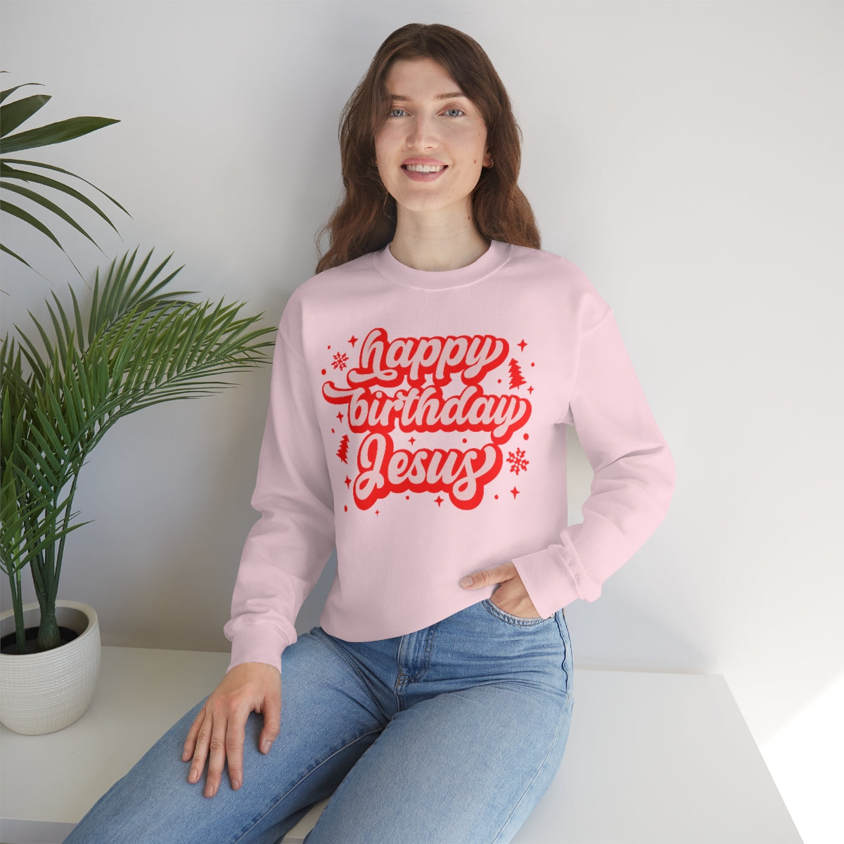 HBD Jesus Unisex Heavy Blend™ Crewneck Sweatshirt