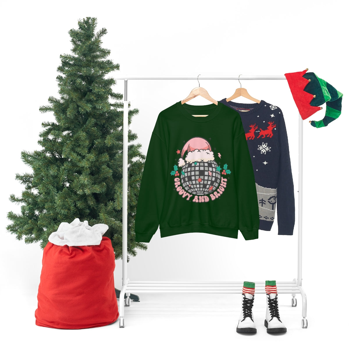 Groovy & Bright Holiday Sweatshirt