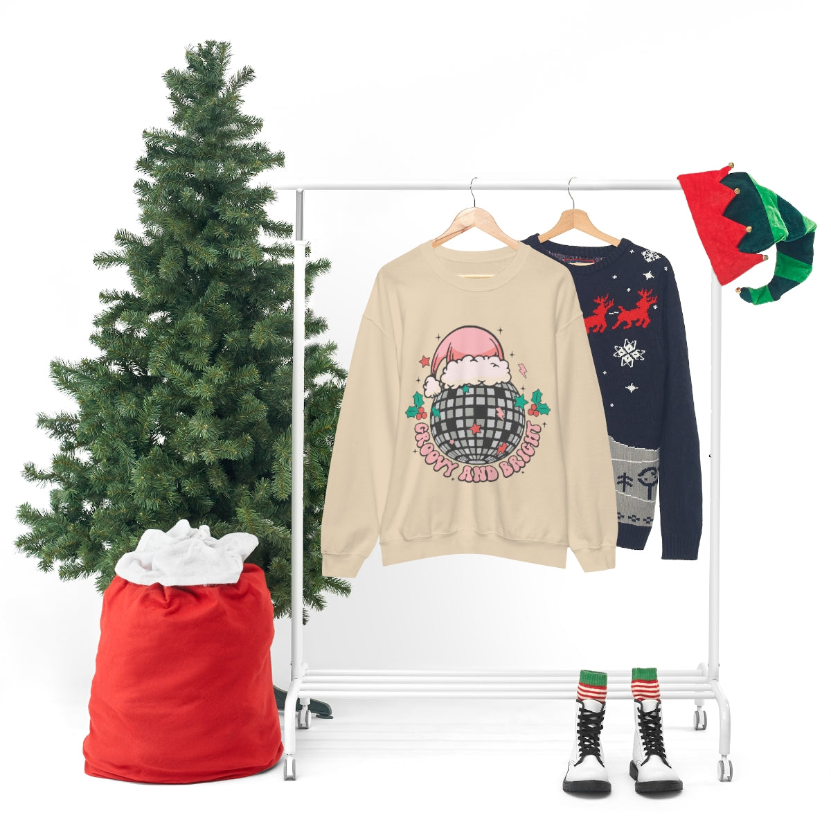 Groovy & Bright Holiday Sweatshirt