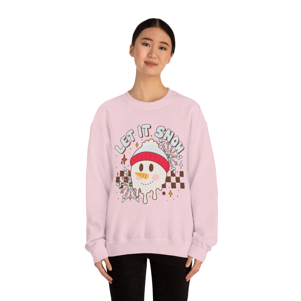 Snowman Let it Snow Unisex Crewneck Sweatshirt