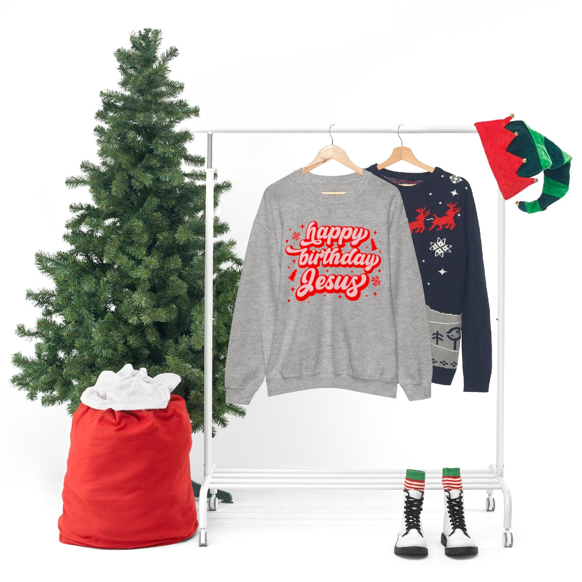 HBD Jesus Unisex Heavy Blend™ Crewneck Sweatshirt