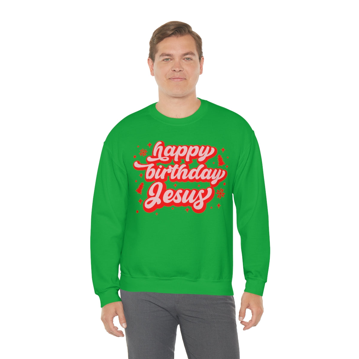 HBD Jesus Unisex Heavy Blend™ Crewneck Sweatshirt