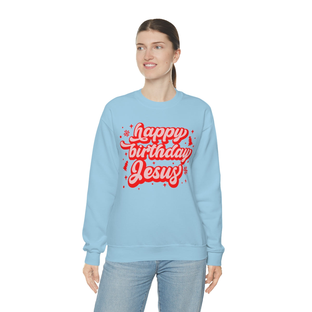 HBD Jesus Unisex Heavy Blend™ Crewneck Sweatshirt