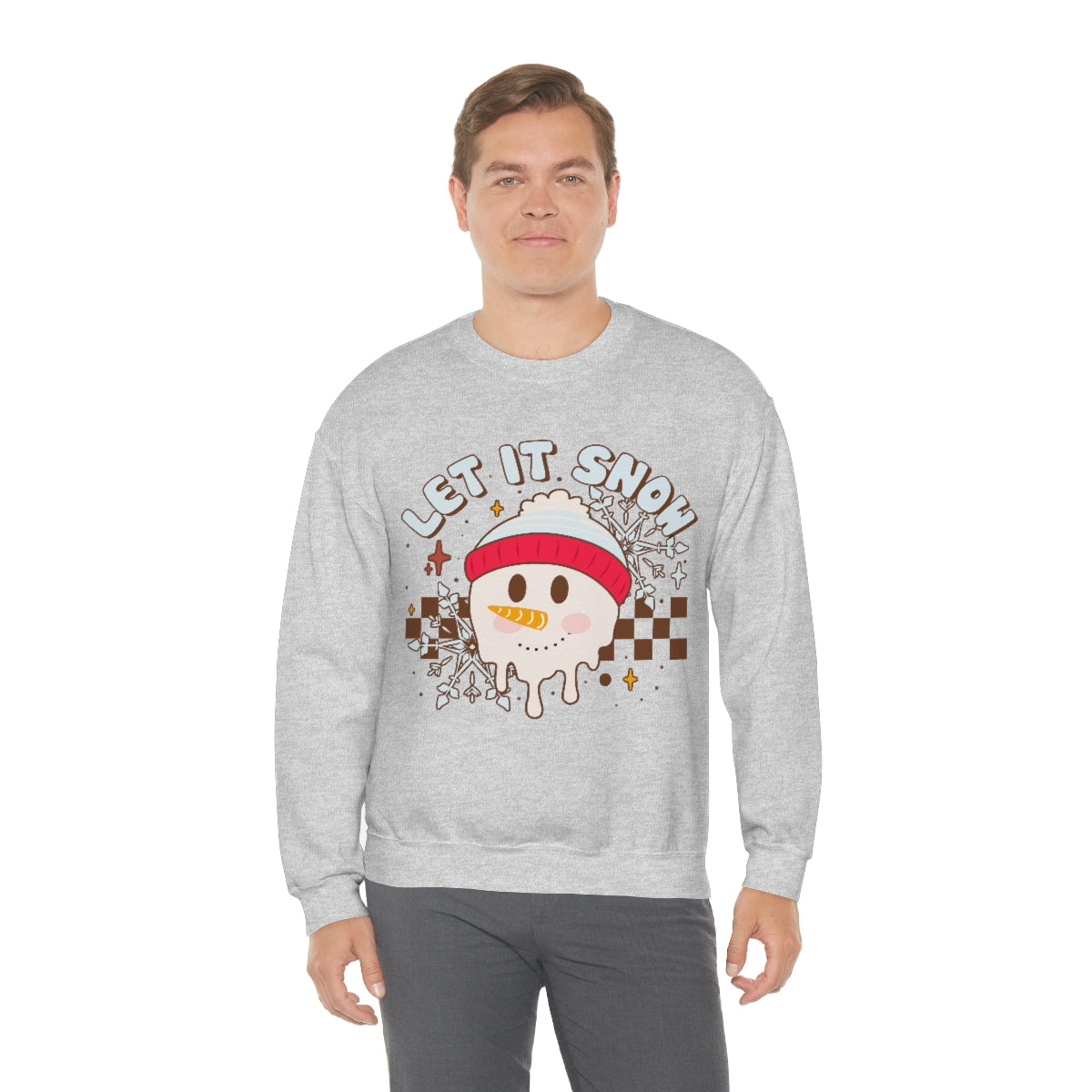 Snowman Let it Snow Unisex Crewneck Sweatshirt