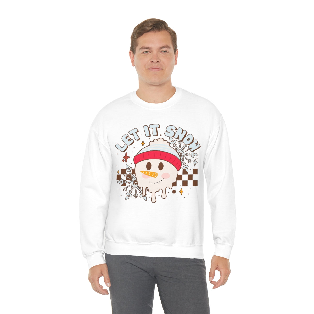 Snowman Let it Snow Unisex Crewneck Sweatshirt