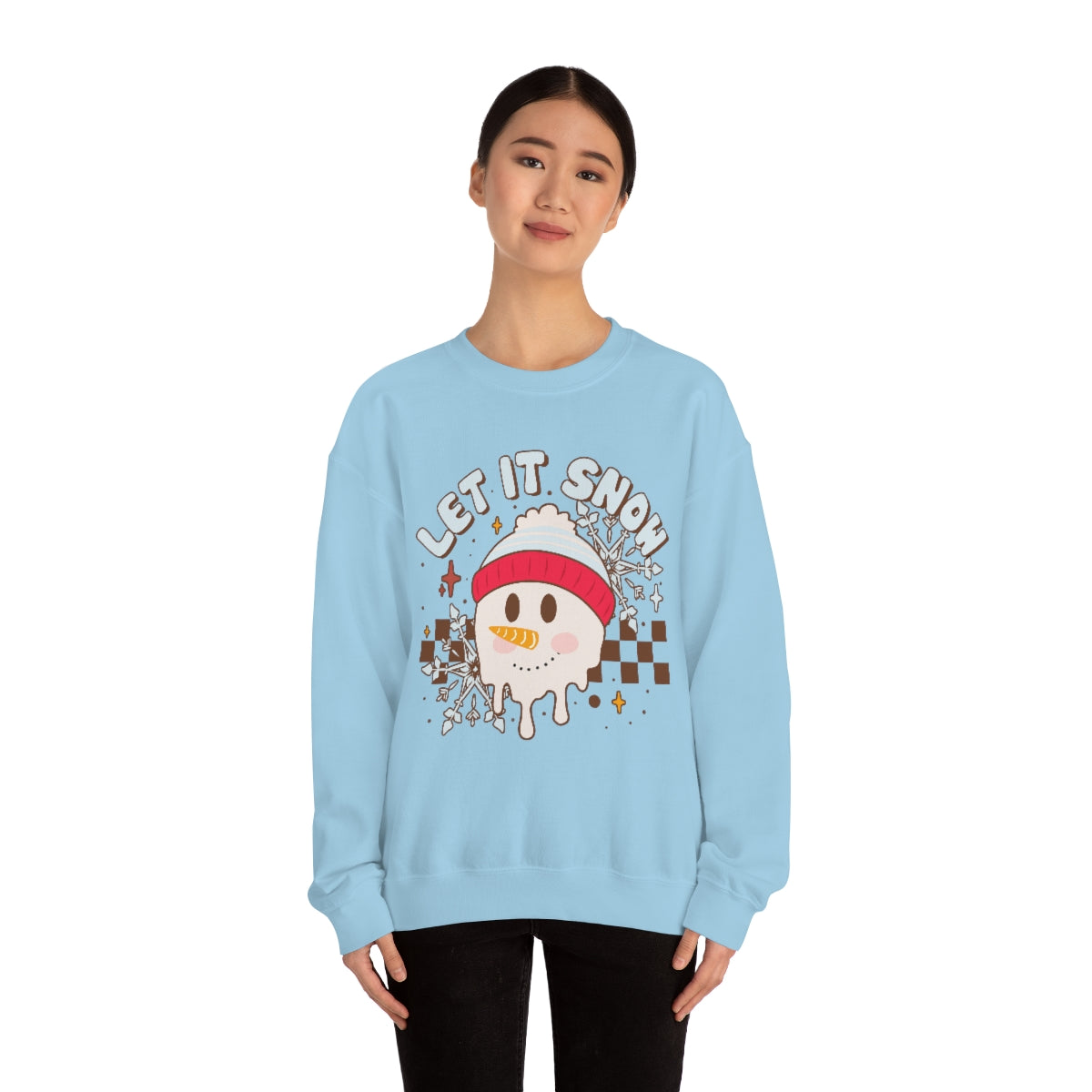 Snowman Let it Snow Unisex Crewneck Sweatshirt