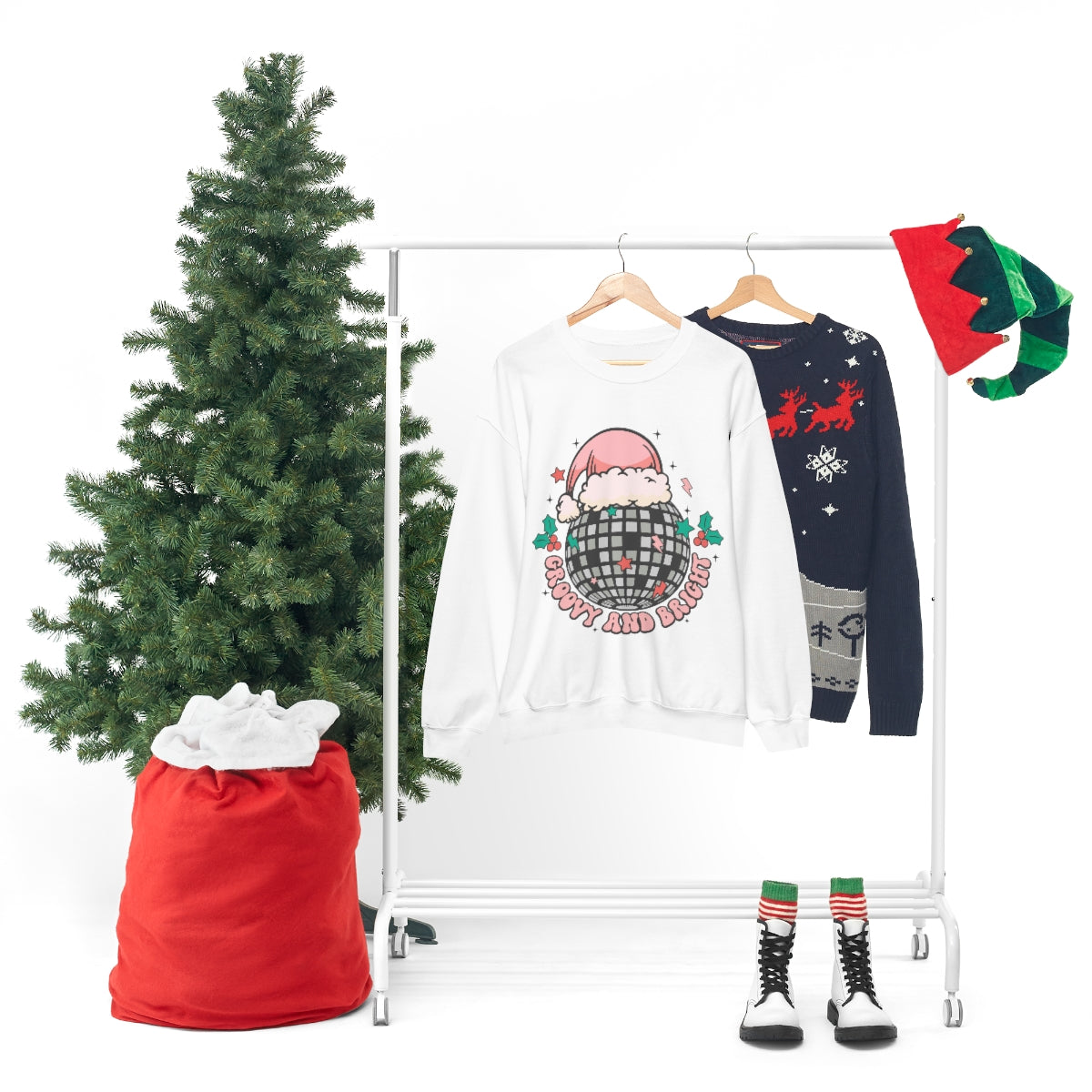 Groovy & Bright Holiday Sweatshirt