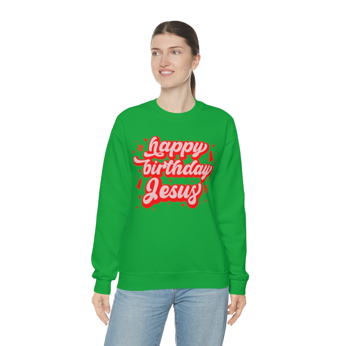 HBD Jesus Unisex Heavy Blend™ Crewneck Sweatshirt