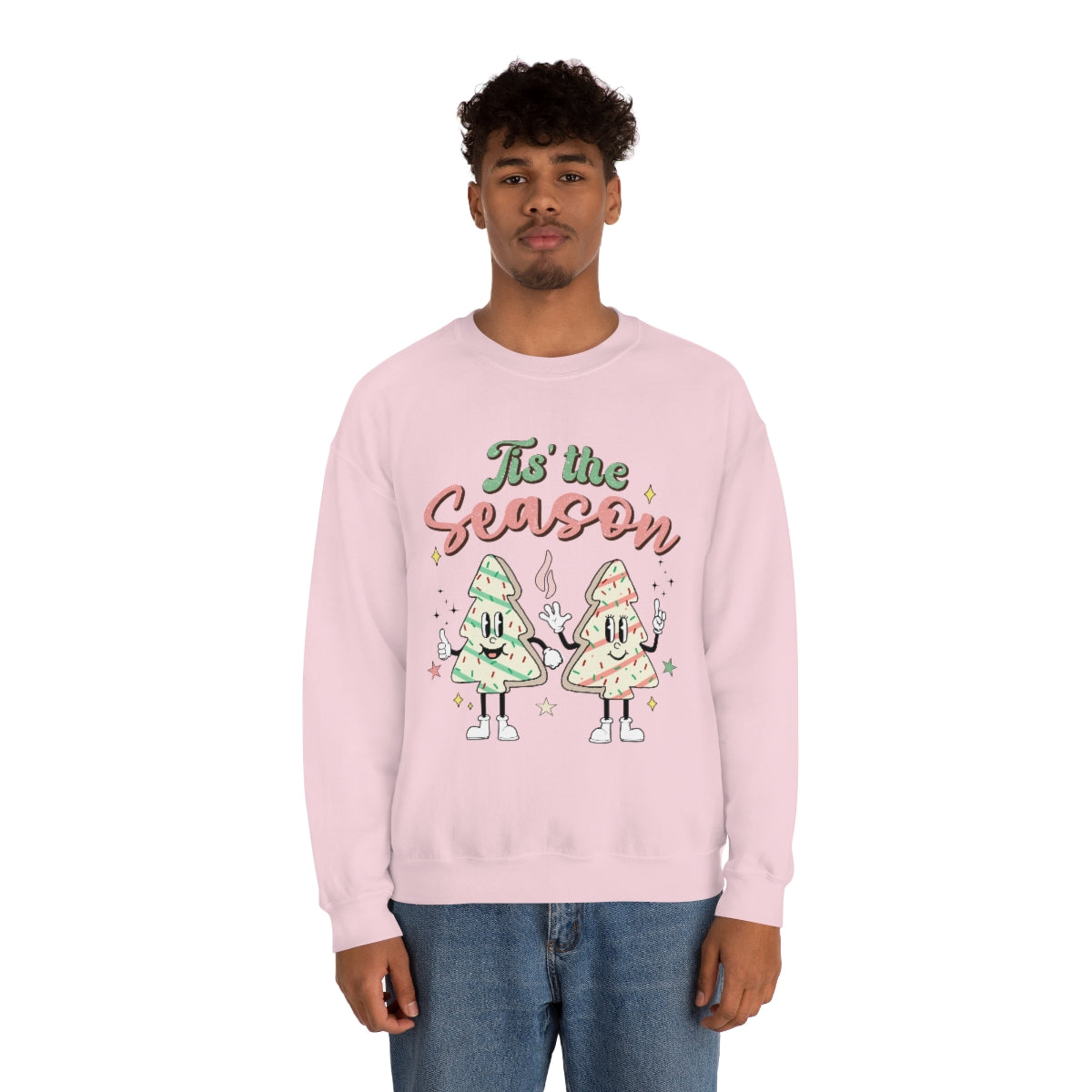 Tis' The Season Cookie Trees Unisex Crewneck Sweatshirt