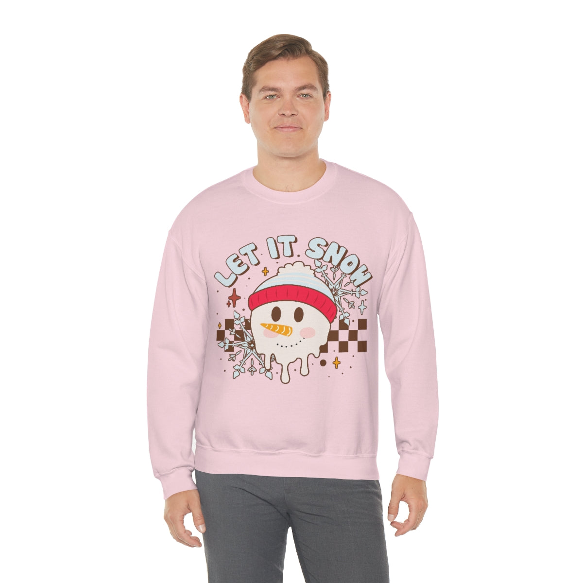 Snowman Let it Snow Unisex Crewneck Sweatshirt