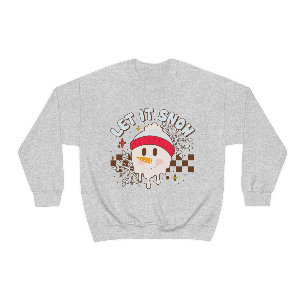 Snowman Let it Snow Unisex Crewneck Sweatshirt