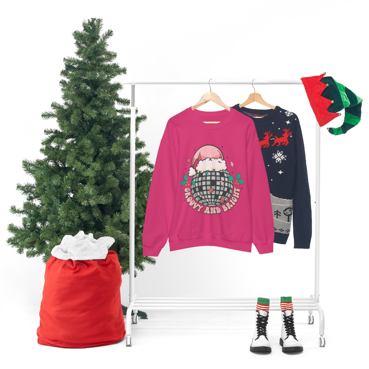 Groovy & Bright Holiday Sweatshirt