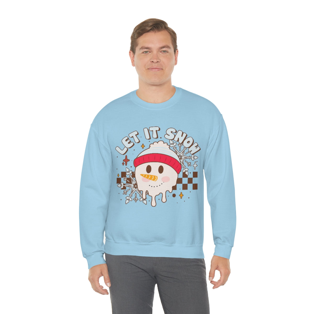 Snowman Let it Snow Unisex Crewneck Sweatshirt