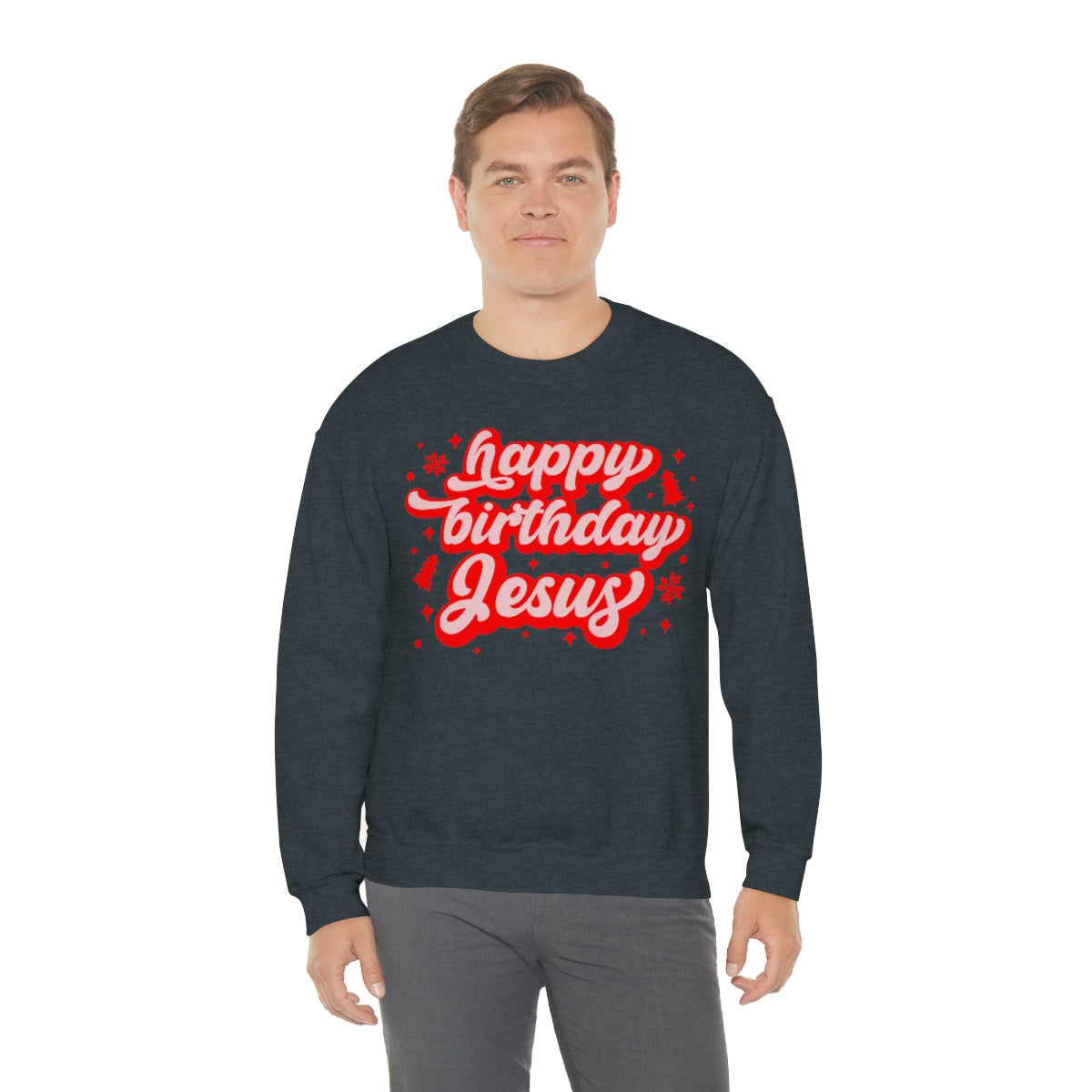 HBD Jesus Unisex Heavy Blend™ Crewneck Sweatshirt