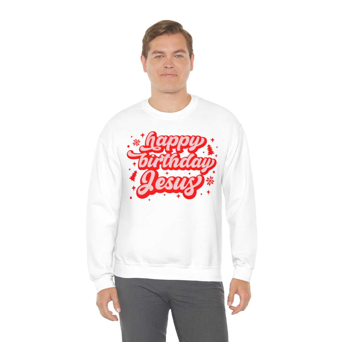 HBD Jesus Unisex Heavy Blend™ Crewneck Sweatshirt