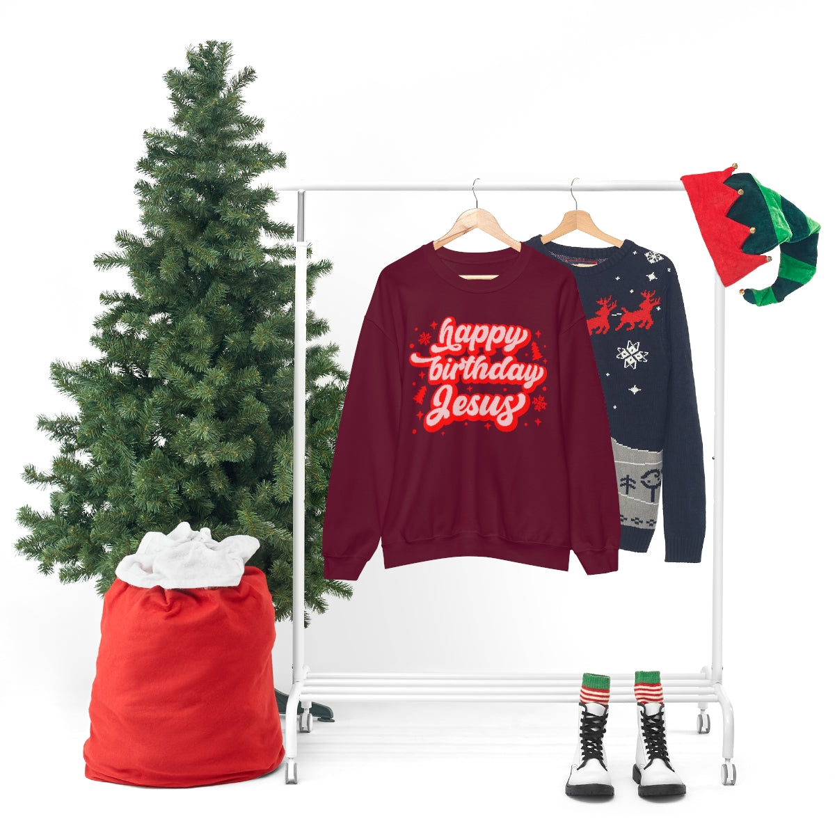 HBD Jesus Unisex Heavy Blend™ Crewneck Sweatshirt