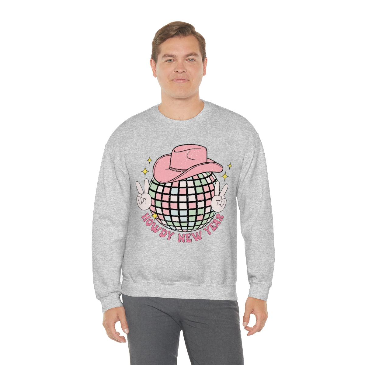 Howdy New Year Unisex Heavy Blend™ Crewneck Sweatshirt