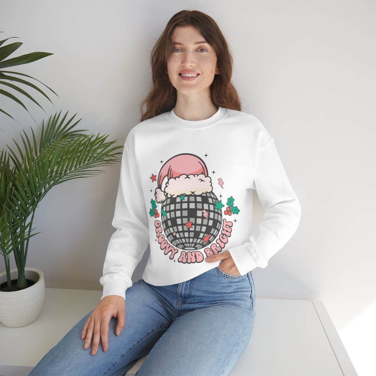 Groovy & Bright Holiday Sweatshirt