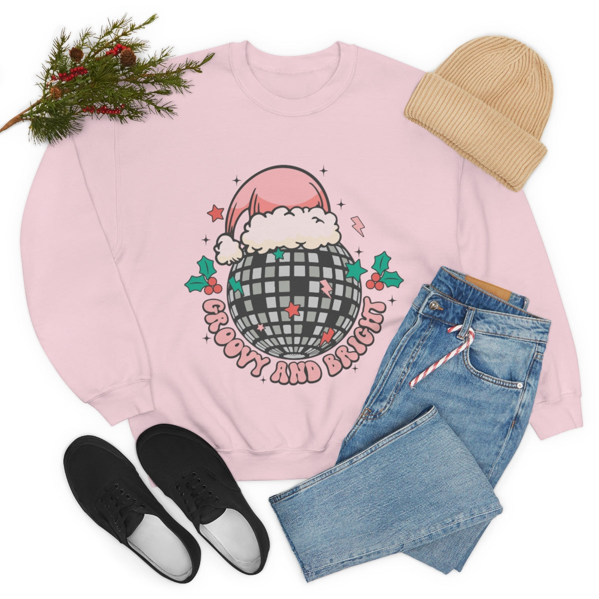 Groovy & Bright Holiday Sweatshirt