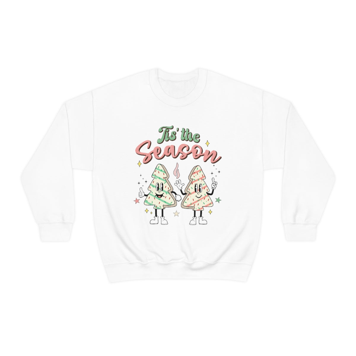 Tis' The Season Cookie Trees Unisex Crewneck Sweatshirt