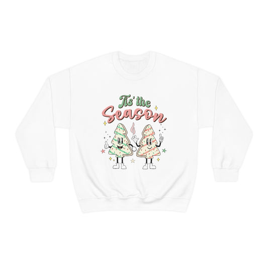 Tis' The Season Cookie Trees Unisex Crewneck Sweatshirt