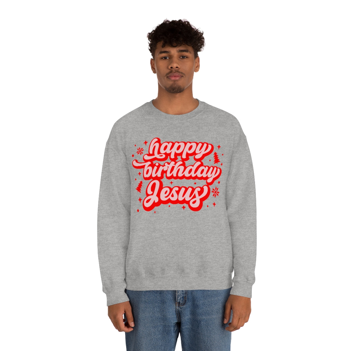 HBD Jesus Unisex Heavy Blend™ Crewneck Sweatshirt